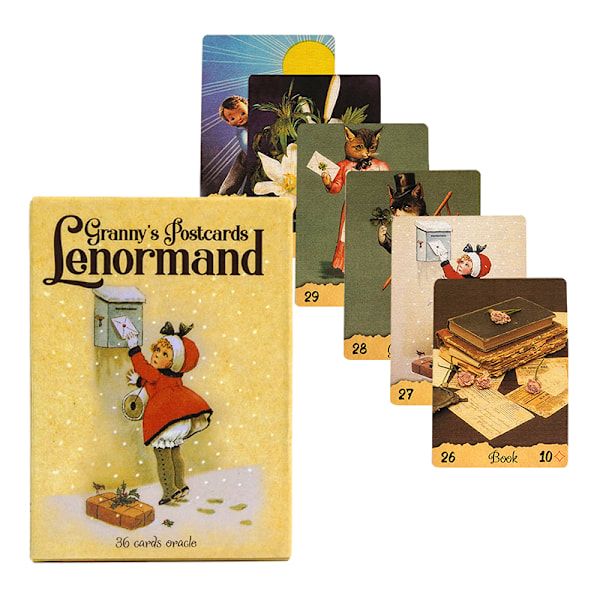 Mormors vykort Lenormand Oracle Card Tarot Deck Game