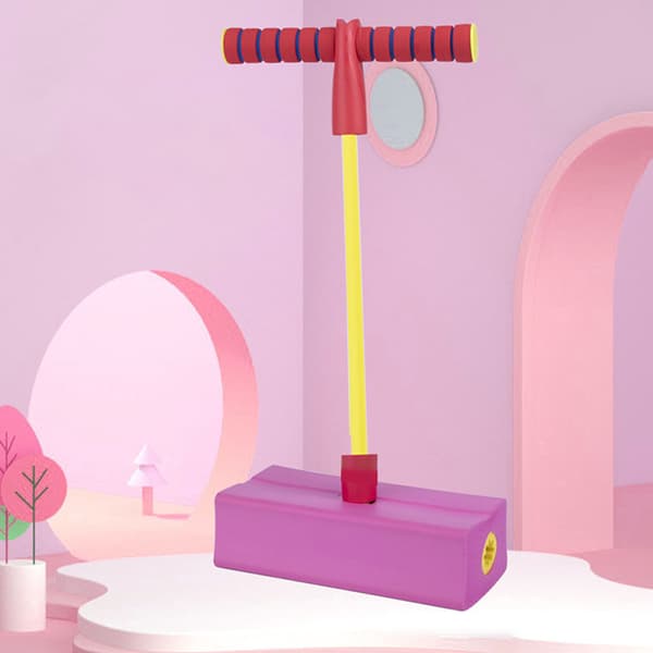 Barns balansleksaksgroda Hoppa utomhus träningsutrustning Blue Pink