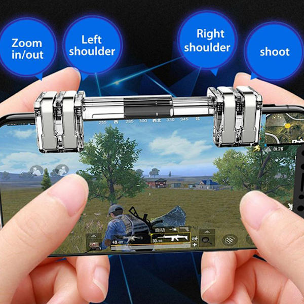 Gaming Trigger Mobiltelefon för PUBG Game Fire Button Handle J B
