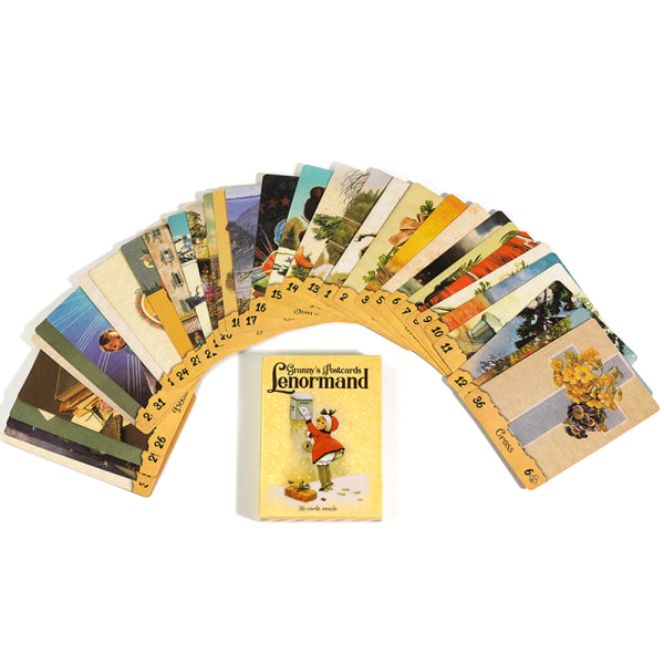 Mormors vykort Lenormand Oracle Card Tarot Deck Game