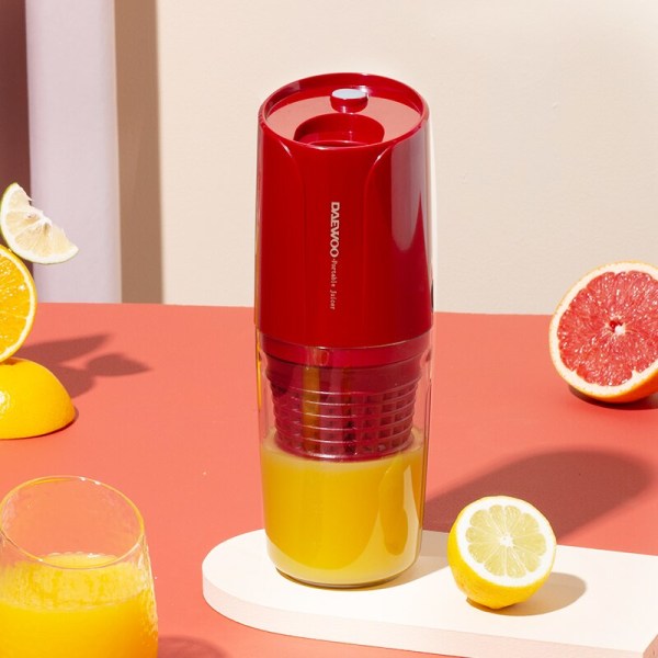 Bärbar Elektrisk Juicer Blender Mini Blender röd red