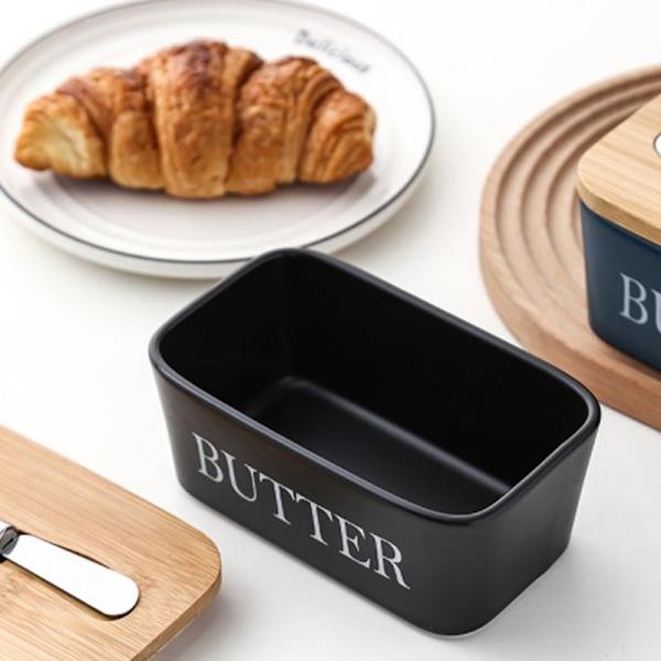 Nordic Butter Seal Box Smörfat Med Lock Och Knivar Red Red