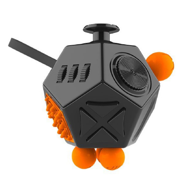 Fidget Cube 12 sidor stress kub, anti stress leksak, avkoppling