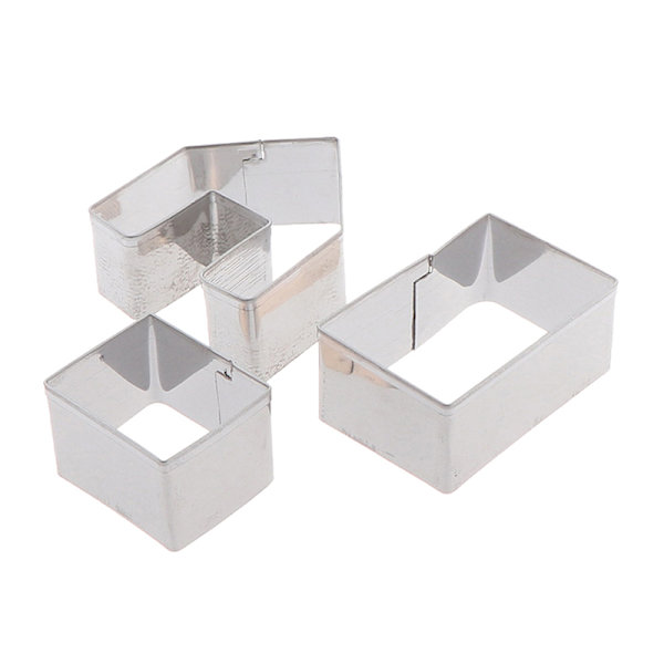 3:a jul Pepparkakor Hus Biscuit ter Set Rostfritt Stee Silver