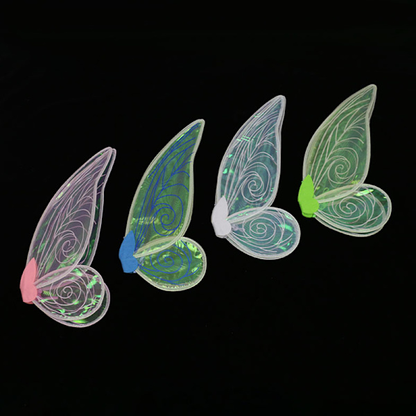 Fairy Elf Princess Angel Wings För Kvinnor Flickor Party Kostymer Yellow Yellow