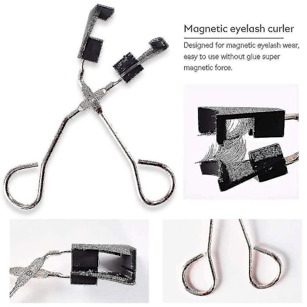 Magnetiska ögonfransar 3d konstgjorda set, återanvändbara