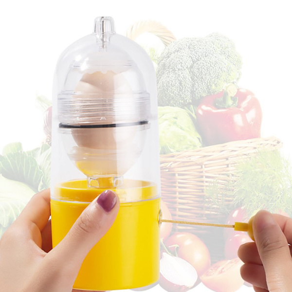 Egg Scrambler Hand Egg Shaker Mixer Gula Äggvita Mix Tool