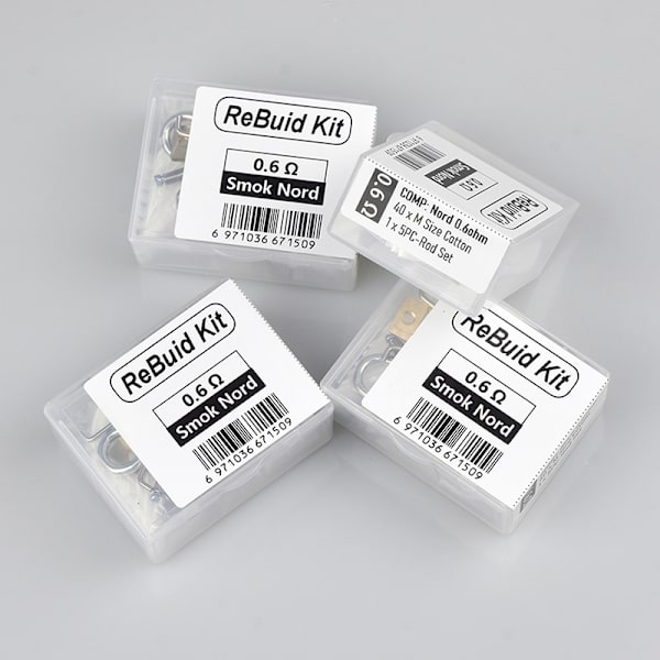 DIY Rebuild Kit 0,6ohm Mesh Coil Resistance Värmtrådsverktyg 1Set