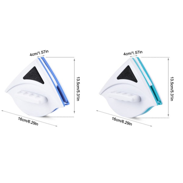 Magnetisk glasborste för rengöring av fönster himmelsblå 5-12MM blue 5-12MM