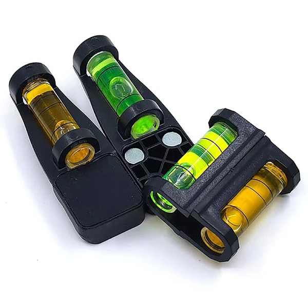 Tactical Mini Magnetic Bubble Level Montering Nivellingsverktyg Bubb Gul en one size