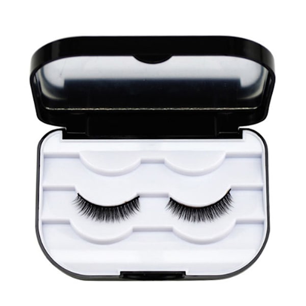 Makeup Lösögonfransar Förvaring Organizer Box Resefransar Håll one size