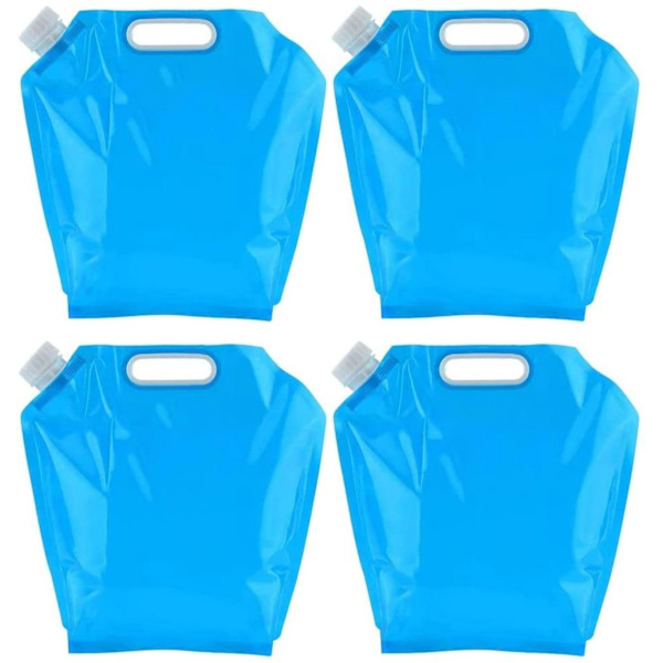 4 ST hopfällbar 5L vattenbehållare Camping hopfällbar tank