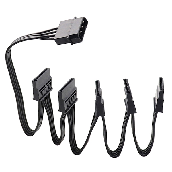 SATA 15Pin hårddisk Power Splitterkabel sladd sata till 5 sata