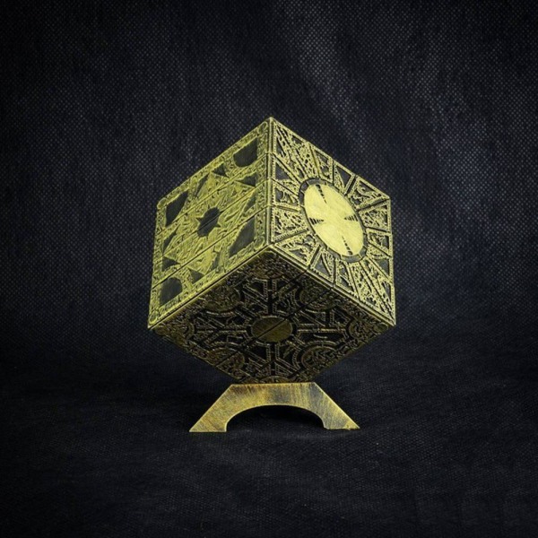 Creative Removable Configuration Lock Puzzle Box brun 7*7*7cm