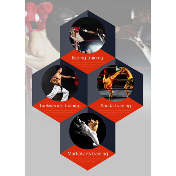 1:a Taekwondo Kick Target Pads Karate Martial Punch Pad röd