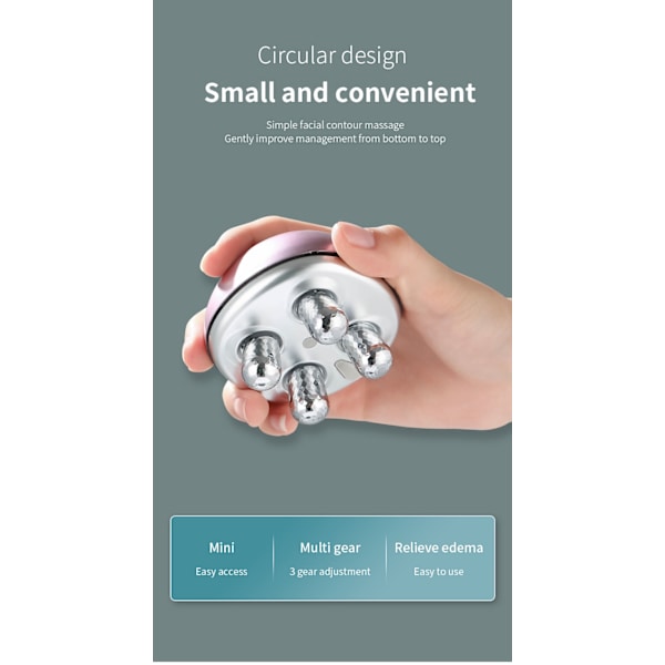 3D Roller Micro-Current Wrinkle Removal Massager 1st
