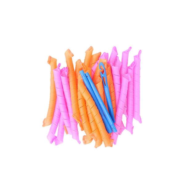 10 st (30-65 cm) Hårrullar Snigelform ej vågform Spiral Rou 10 st 55cm 55cm