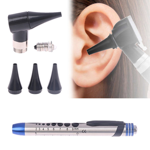 1Set Otoscope Ear Scope Diagnostisk öronvaxundersökning
