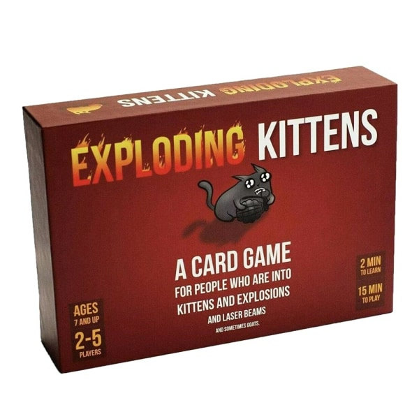 Exploding Kittens Card Game Original Edition komplett i kartong