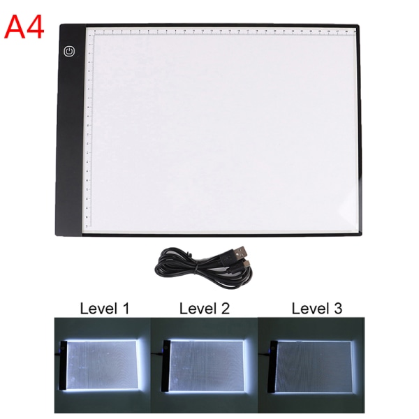 A4 LED-ljusdyna Diamond painting Verktyg Board Tillbehör