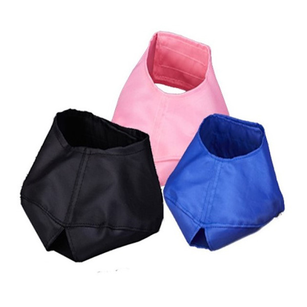 Andningsbara Nylon Kattmunkorgar Kattunge ögonmasker för kattvård Black M