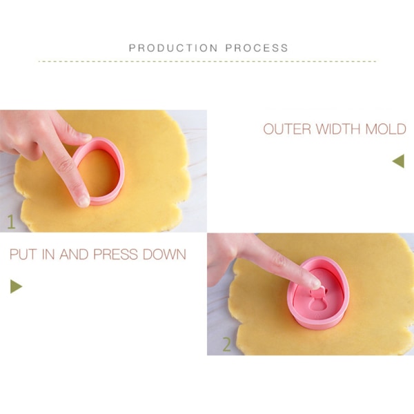 9:a Form Plast Ägg Cookie ter