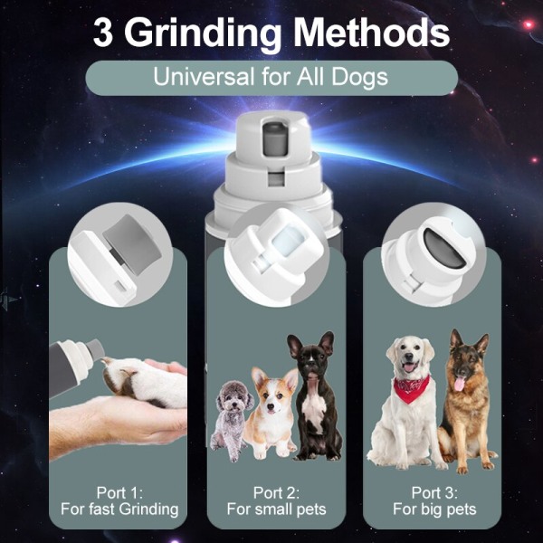 Dog Nails Electric Sharpener Trimmer Pet Grooming 1st