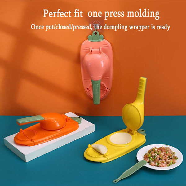 Dumpling Form Pressning Dumpling Skin Rolling Deg Machine orange 27,5*23cm orange