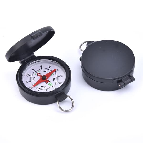 2:a Kompass Militär Camping Vandring Överlevnadskompass 4,5*1,6cm