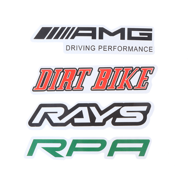 100 ST Racing Car Stickers Graffiti JDM Car Modification Waterp A