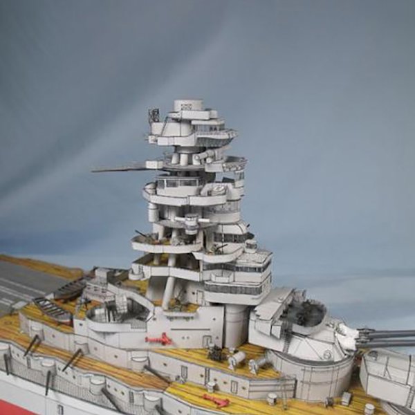 Pappersmodell DIY 80 cm slagskepp Nagato Ship Papercraft