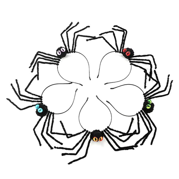Halloween Spider Headdress Creative Funny Spider Masquerade Blue