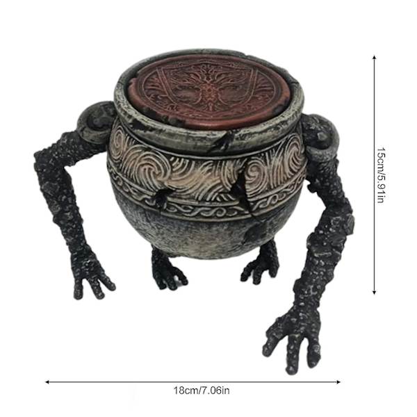 Elden Circular Pot Pojkelampa Perfekt present Creative Resin Inbyggd färgförändring