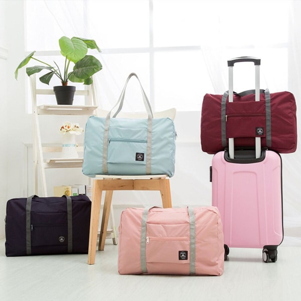 resväska med stor kapacitet rosa