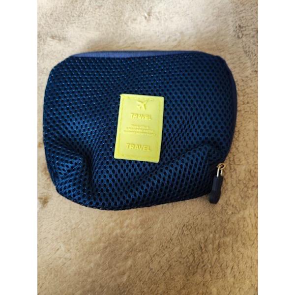 Ms multifunktionssmink till förvaringsväska gul 16×12㎝ blue 16×12㎝