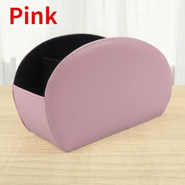 Läder multifunktion ta emot ett case brunt pink