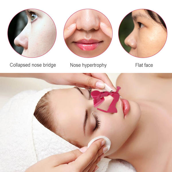 Facial Nose Up Lifting Shaping Beauty Corrector rosa 6,5*8*5cm