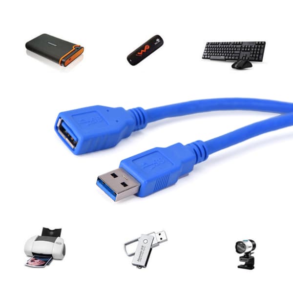 USB 3.0 A hane till hona förlängningskabel USB kabel 1M 1M
