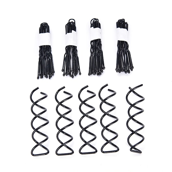 Design Hårstyling Accessoarer Hår Makeup Tool Kit för kvinnor Svart