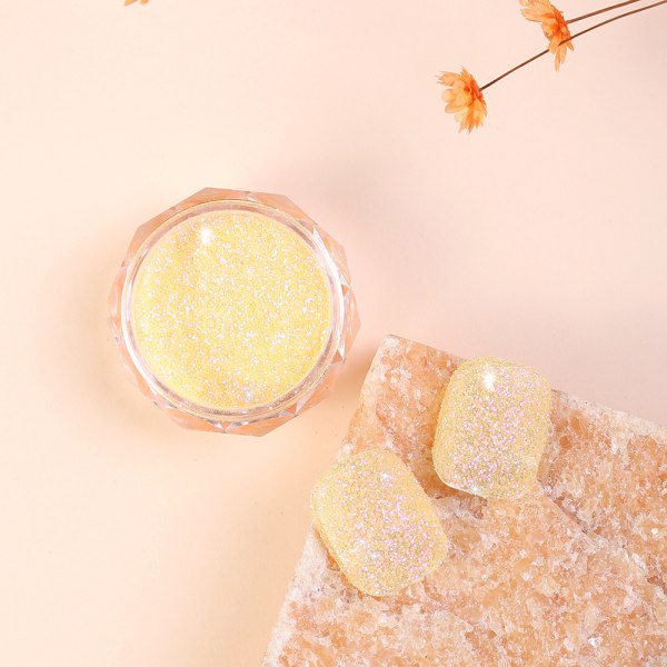 Nail Powder Candy Color Broken Diamond Powder Glitter Paljetter Sugar Powder [No. 1]]