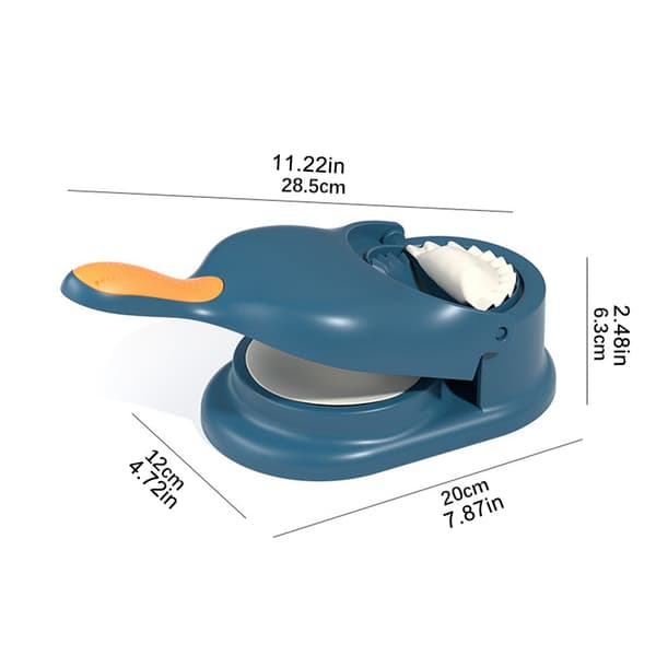 2-i-1 Dumpling Mould Printing Dumpling Skin Maker grön green