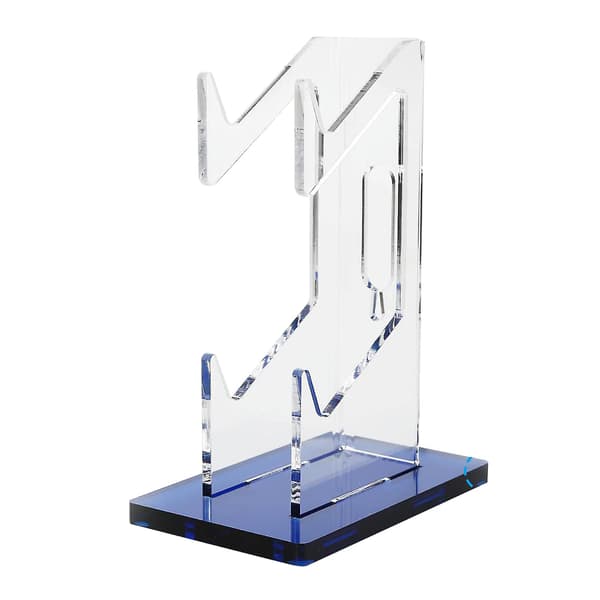 Akryl spelkontroll blå och rosa display rack PS4 trådlöst