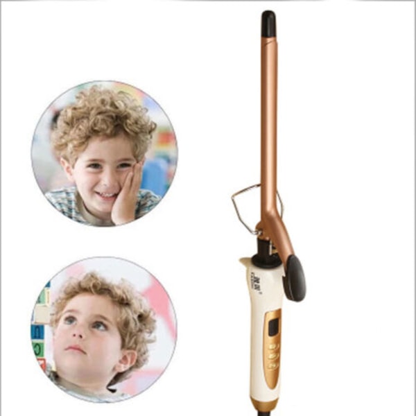 9-32MM keramisk hårrullare LED Curling Wand Salon Tong Styler EU Plug 9MM