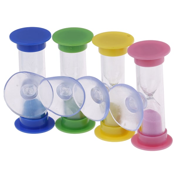 Tandborste Swivel Sand Timer 2 Minuter Shower Timer Kids Mini Blue Pink