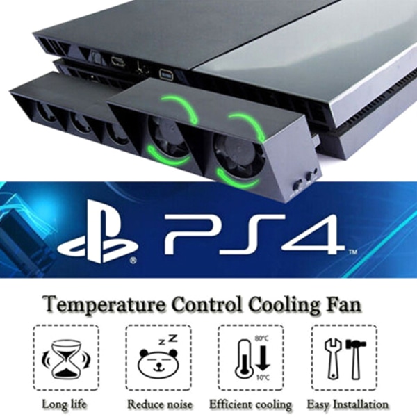 För PS4 5-Fan playstation kylning extern turbokylare
