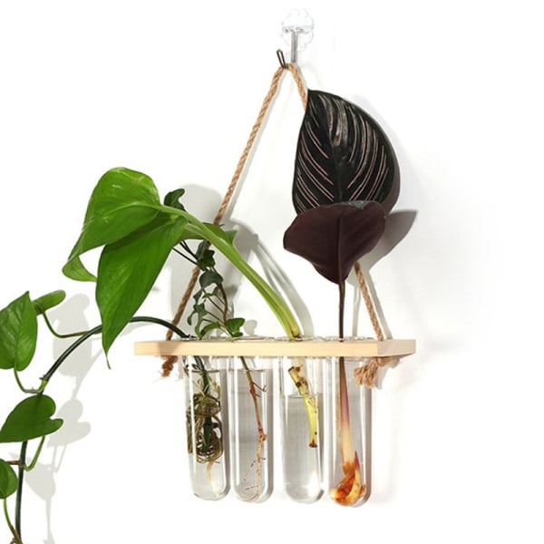 er Terrarium Enkellagers trästativ Mörk färg Dark color
