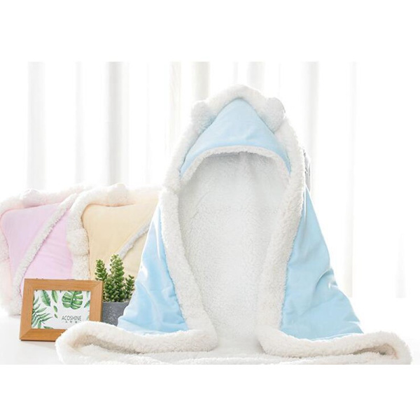Varm sammat baby sängkläder i set blue pink