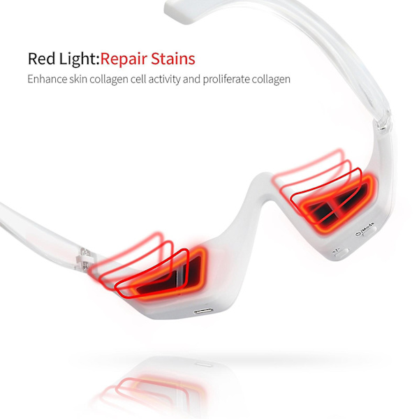 Elektrisk 3d Ems Eye Massager Rödljusterapi Ögontrötthet