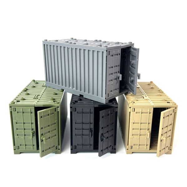 Base Container Blocks MOC Building Blocks Toy Brown Brown