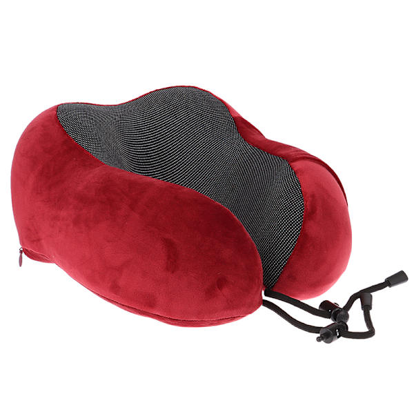 Resekudde Memory Foam U-format nackstöd Nackstöd Airpl Svart